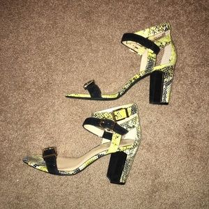 NWOT Jessica Simpson Snake Skin & Suede Sandal